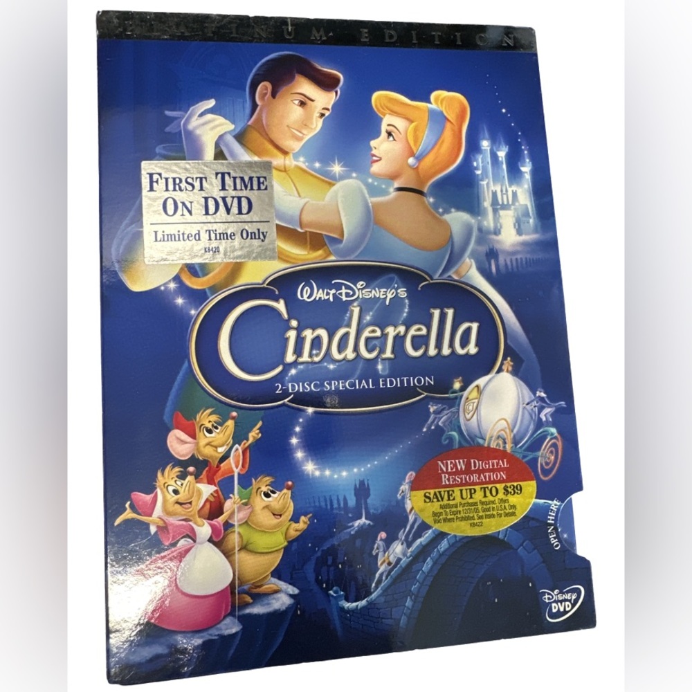 Cinderella Platinum Edition - Walt Disney Movie 2-Disc DVD Set Disney